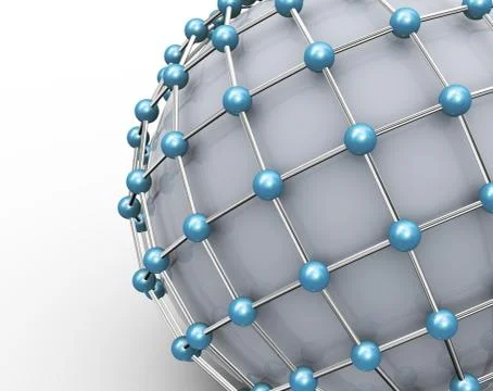 3d network concept Stock Illustration