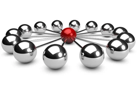 3d network Illustration