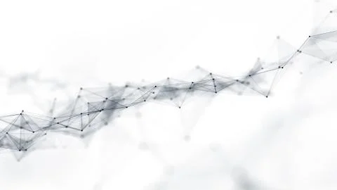 3d network technology in future Stock Illustration