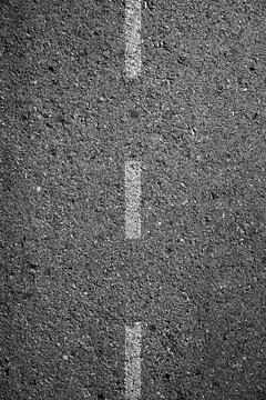 3D New asphalt texture with white dashed line Stock Illustration