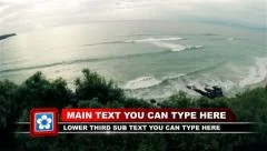 3D New Lower Third Stock After Effects