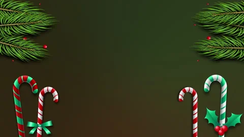 3D New Year Frame Template Render Stock Footage 255795207