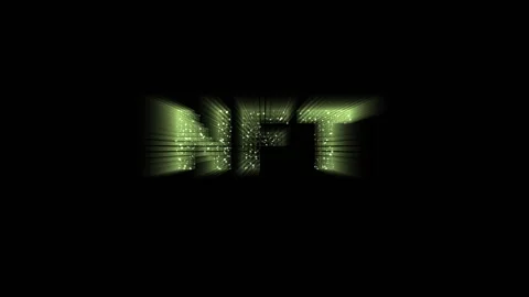 3D NFT ABSTRACT BACKGROUND Stock Footage 192399372