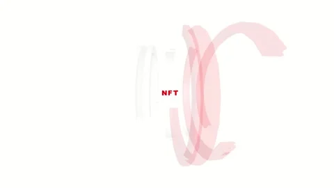 3D NFT LOGO ABSTRACT BACKGROUND Stock-Footage 192399390