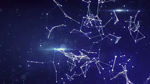 3d nodes connection 스톡 동영상 37560117