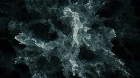 3D Noise - 4K Professional 3D Fractal Noise Displacement Stock Footage 65458067