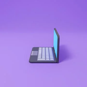 3d notebook icon render illustration Stock Illustration