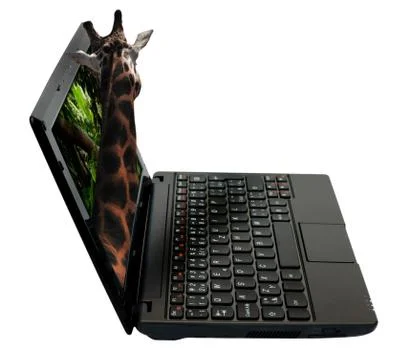 3d notebook Stock Illustration
