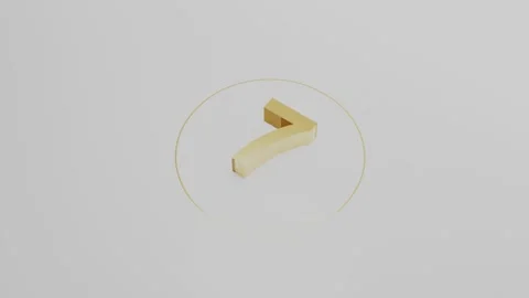 3d number countdown timer from 10 to 0. Stock Footage 135010594