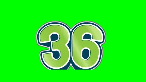 3d number Stock Footage 277616849