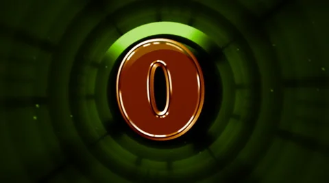 3d numbers countdown animation Stock Footage 66271967
