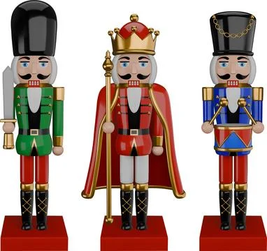 3d nutcracker Stock Illustration
