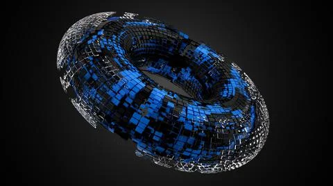 3d object Abstract Background 3d render footage イラスト素材