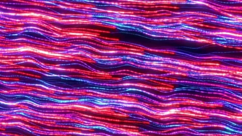 3D  Object Hologram Visualization Stock Footage 289698619