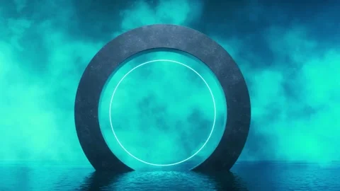 3D  Object Hologram Visualization Stock Footage 289698751