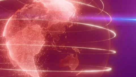 3D  Object Hologram Visualization Stock Footage 289698876