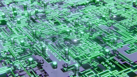 3D  Object Hologram Visualization Stock Footage 289699043