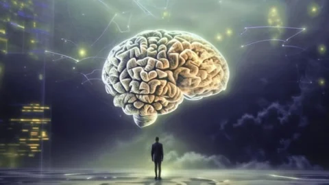 3D  Object Hologram Visualization Stock Footage 289701112