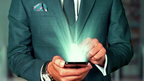 3D  Object Hologram Visualization Stock Footage 289701281