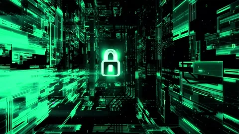 3D  Object Hologram Visualization Stock Footage 289701422