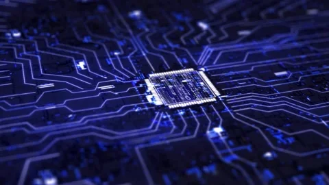 3D  Object Hologram Visualization Stock Footage 289713655