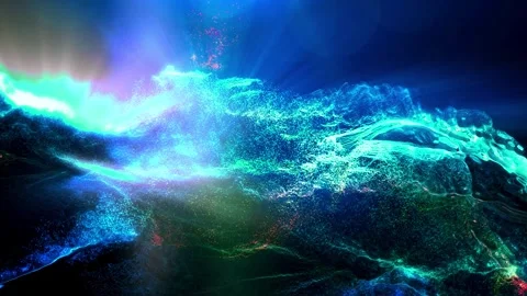 3D  Object Hologram Visualization Stock Footage 289713747