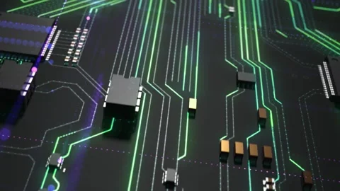 3D  Object Hologram Visualization Stock Footage 289714258