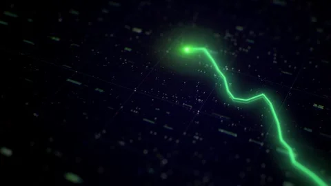 3D  Object Hologram Visualization Stock Footage 289714262