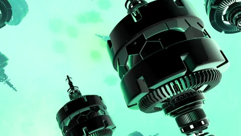 3D  Object Hologram Visualization Stock Footage 289833811