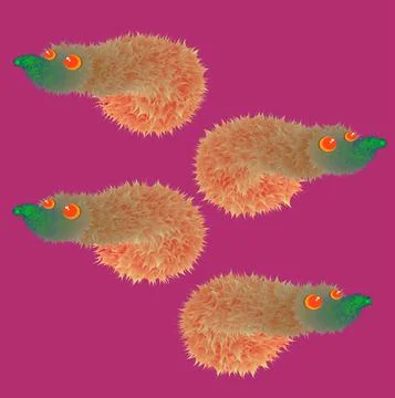 3d Object Illustrazione stock