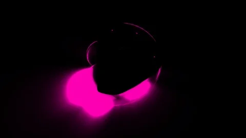 3D Object Shape Morph Abstract Animation [4K Seamless Loop] (Pink) Video stock 108792641