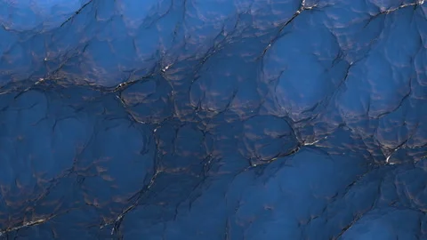 3d ocean waves with light reflection Stock Footage 130849630