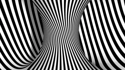 3D Optical Illusion Spiral Stock Footage 22496989