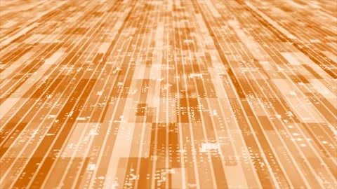 3D orange striped box pattern movingtechnology cyberspace background Stock Footage 272431170