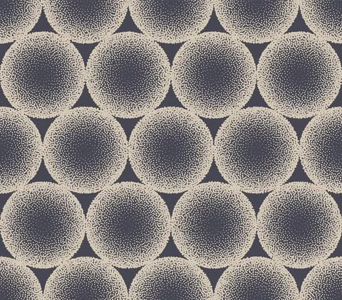 3D Orb Stippled Regular Seamless Pattern Geometric Vector Abstract Background 库存插图