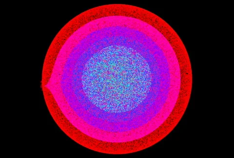 3D Orbital Collapse NTSC Video stock 776841