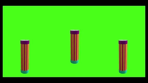 3D Organic Bottle Animation Vídeos de archivo 347380178