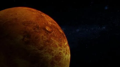 3d original Venus surface planet view star space 스톡 일러스트