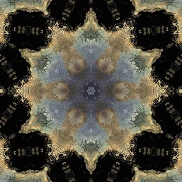 3D ornament on black background	 스톡 일러스트