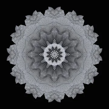 3D ornament on black background	 Stock-Illustration