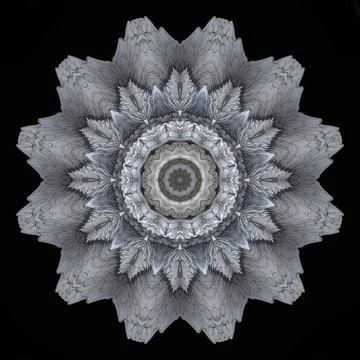 3D ornament on black background	 Stock-Illustration