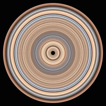 3D ornament on black background	 Stock-Illustration