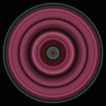 3D ornament on black background	 스톡 일러스트