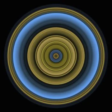 3D ornament on black background	 Stock-Illustration