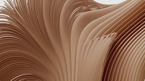 3D ornament in motion Video stock 260392606