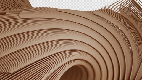 3D ornament in motion Video stock 260916042