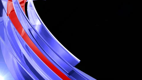 3D Overlay glass Stock Footage 100643142