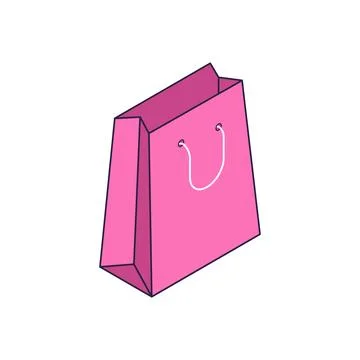 3d package isometric for web design. Shop icon. Vector illustration concept 스톡 일러스트