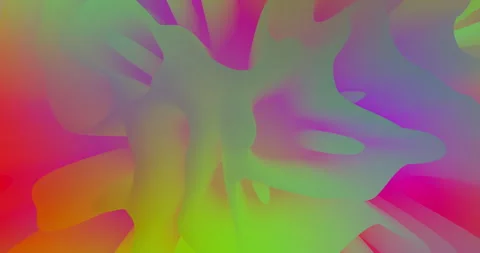 3D Paint Blobs (2160p 23.976) Stock Footage 291727063
