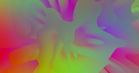 3D Paint Blobs (2160p 25fps) Video stock 291727493